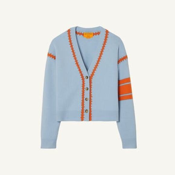 Guest In Residence League Cashmere Cardigan - XS Blue - Picture 1 of 4